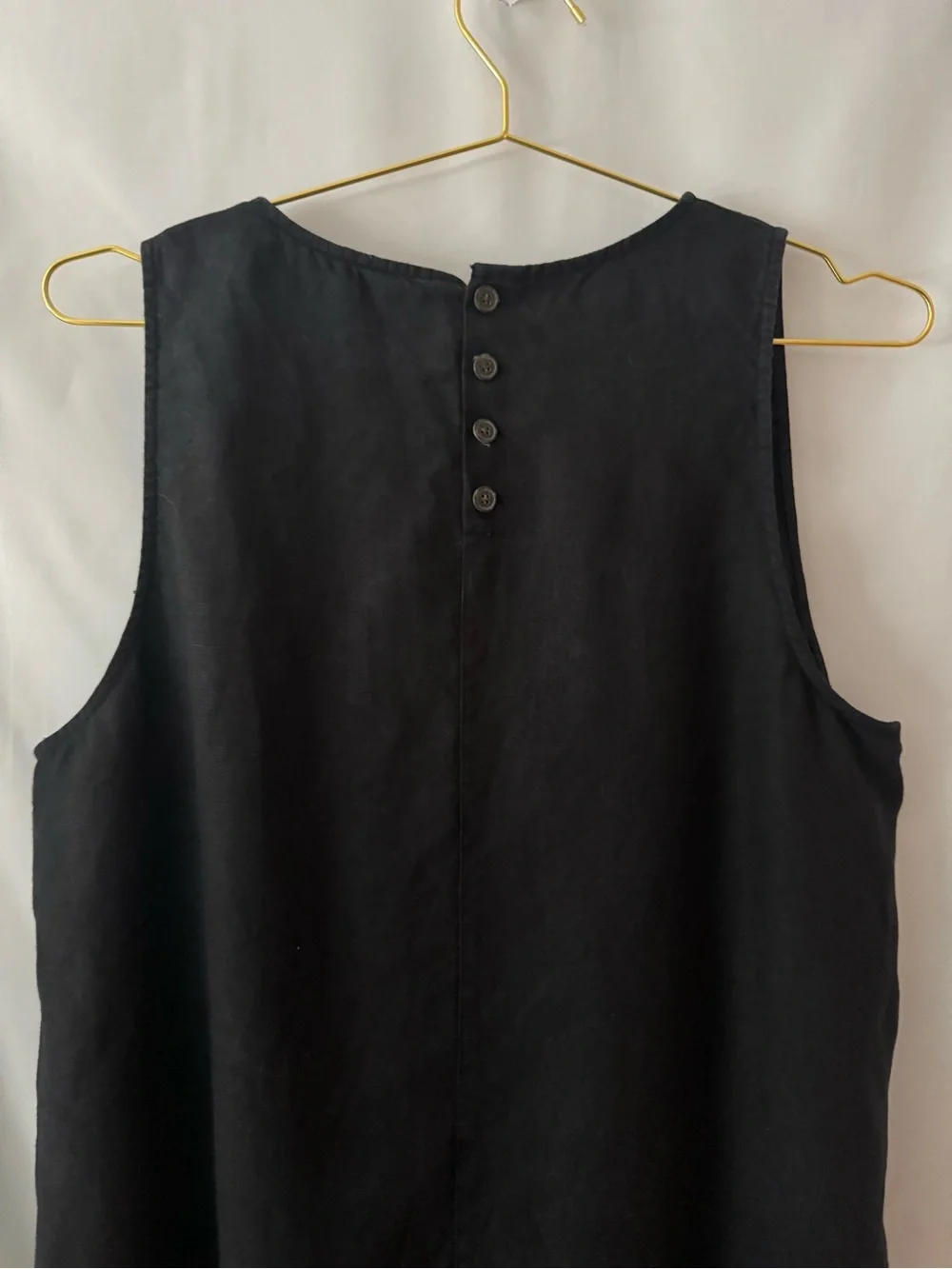 J. Crew Button-Back Linen Shift Dress Size XL
